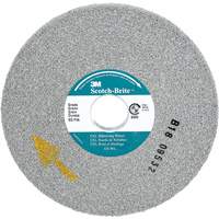 Scotch-Brite EXL Deburring Wheel, 6" x 1/2", 1" Arbor, Aluminum Oxide TGS INDUSTRIEL