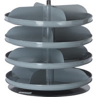 Modules de stockage Rotabin, 60 lb Capacit&eacute; par niveau, 10 Niveau(x), 42-1/8" ha x 17" dia TGS INDUSTRIEL
