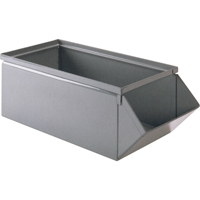 Bac en acier, Cap. 100 lb, 15" la x 24" p x 11" h, Bleu TGS INDUSTRIEL