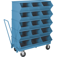 Bacs sectionnels superposables Stackbin - Chariots TGS INDUSTRIEL