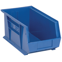 Bacs ultra empilable & suspendable, 8-1/4" la, 7" h x 14-3/4" p, Bleu TGS INDUSTRIEL