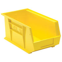Bacs ultra empilable & suspendable, 8-1/4" la, 7" h x 14-3/4" p, Jaune TGS INDUSTRIEL