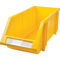 Bac empilable & &agrave; suspendre, 7-7/8" la, 7" h x 17-11/16" p, Jaune TGS INDUSTRIEL