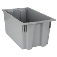 Contenants Stack & Nest, 9" x 18" x 11", Gris TGS INDUSTRIEL