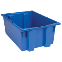 Contenants Stack & Nest, 8" x 19,5" x 13,5", Bleu TGS INDUSTRIEL