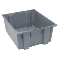 Contenants Stack & Nest, 10" x 23,5" x 19,5", Gris TGS INDUSTRIEL