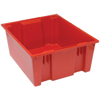 Contenants Stack & Nest, 10" x 23,5" x 19,5", Rouge TGS INDUSTRIEL