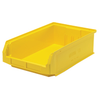 Contenants g&eacute;ants empilables, 12,375" la x 19,75" p x 5,875" h, Jaune TGS INDUSTRIEL