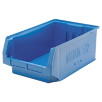 Contenants g&eacute;ants empilables, 12,375" la x 19,75" p x 7,875" h, Bleu TGS INDUSTRIEL