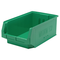 Contenants g&eacute;ants empilables, 12,375" la x 19,75" p x 7,875" h, Vert TGS INDUSTRIEL
