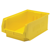 Contenants g&eacute;ants empilables, 12,375" la x 19,75" p x 7,875" h, Jaune TGS INDUSTRIEL