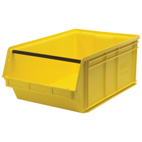Contenants g&eacute;ants empilables, 18,375" la x 29" p x 11,875" h, Jaune TGS INDUSTRIEL