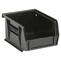 Bacs ultra empilable & suspendable, 4-1/8" la, 3" h x 5-3/8" p, Noir TGS INDUSTRIEL