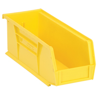 Bacs ultra empilable & suspendable, 4-1/8" la, 4" h x 10-7/8" p, Jaune TGS INDUSTRIEL