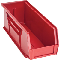 Bacs ultra empilable & suspendable, 4-1/8" la, 4" h x 10-7/8" p, Rouge TGS INDUSTRIEL