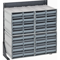 Casiers de rangement &agrave; enclenchement avec supports de plancher TGS INDUSTRIEL