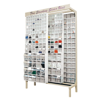 Free-Standing Tip-Out Bins Slider System, 48" W x 18" D x 77" H, 112 Drawers TGS INDUSTRIEL