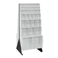 Support pour bacs basculants, 23-5/8" la x 16" p x 52" h, 76 tiroirs TGS INDUSTRIEL