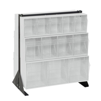 Support pour bacs basculants, 23-5/8" la x 16" p x 28" h, 24 tiroirs TGS INDUSTRIEL