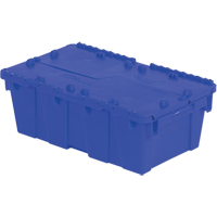 Contenants de distribution Flipak en plastique poly&eacute;thyl&egrave;ne (PE), 19,7" x 11,8" x 7,3", Bleu TGS INDUSTRIEL
