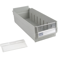 Replacement Drawer for KPC-HD Heavy-Duty Parts Cabinets, Plastic, 6-1/2" W x 14-4/5" D x 4" H, Grey TGS INDUSTRIEL