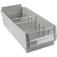 Replacement Drawer for KPC-HD Heavy-Duty Parts Cabinets, Plastic, 6-1/2" W x 14-4/5" D x 4" H, Grey TGS INDUSTRIEL