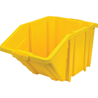 Jumbo Plastic Bin, 15-1/2" W x 13" H x 25" D, Yellow, 200 lbs. Capacity TGS INDUSTRIEL