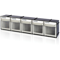 Heavy-Duty Tilt Bin, 23-1/2" W x 4" D x 5-7/8" H, 5 Drawers TGS INDUSTRIEL