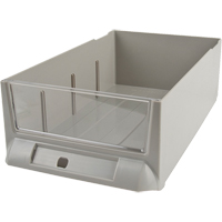 Replacement Drawer for KPC-200 Parts Cabinets, Plastic, 5-3/8" W x 9-13/16" D x 3-3/10" H, Grey TGS INDUSTRIEL