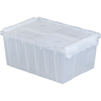 Contenants de distribution Flipak en plastique polypropyl&egrave;ne (PP), 21,8" x 15,2" x 9,3", Transparent TGS INDUSTRIEL