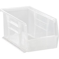 Bac transparent ultra empilable & suspendable, 5-1/2" la, 5" h x 10-7/8" p, Transparent TGS INDUSTRIEL