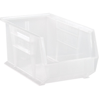 Bac transparent ultra empilable & suspendable, 8-1/4" la, 7" h x 14-3/4" p, Transparent TGS INDUSTRIEL