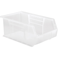 Clear-View Ultra Stack & Hang Bin, 8-1/4" W x 6" H x 13-5/8" D, Clear TGS INDUSTRIEL