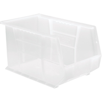 Clear-View Ultra Stack & Hang Bin, 8-1/4" W x 8" H x 13-5/8" D, Clear TGS INDUSTRIEL
