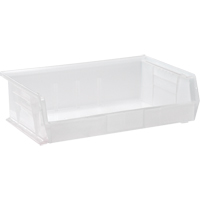 Clear-View Ultra Stack & Hang Bin, 16-1/2" W x 5" H x 10-7/8" D, Clear TGS INDUSTRIEL