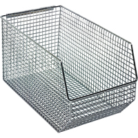 Bacs en fil m&eacute;tallique empilables et suspendables TGS INDUSTRIEL