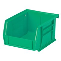 Bac empilable & &agrave; suspendre, 4-1/8" la, 3" h x 5-3/8" p, Vert TGS INDUSTRIEL