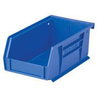 Bac empilable & &agrave; suspendre, 4-1/8" la, 3" h x 7-3/8" p, Bleu TGS INDUSTRIEL
