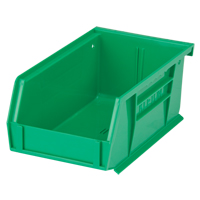 Bac empilable & &agrave; suspendre, 4-1/8" la, 3" h x 7-3/8" p, Vert TGS INDUSTRIEL
