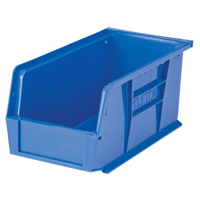 Bac empilable & &agrave; suspendre, 5-1/2" la, 5" h x 10-7/8" p, Bleu TGS INDUSTRIEL