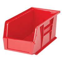 Bac empilable & &agrave; suspendre, 5-1/2" la, 5" h x 10-7/8" p, Rouge TGS INDUSTRIEL