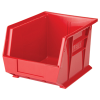 Bac empilable & &agrave; suspendre, 8-1/4" la, 7" h x 10-3/4" p, Rouge TGS INDUSTRIEL