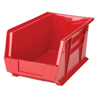 Bac empilable & &agrave; suspendre, 8-1/4" la, 7" h x 14-3/4" p, Rouge TGS INDUSTRIEL
