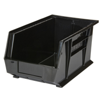Bac empilable & &agrave; suspendre, 8-1/4" la, 7" h x 14-3/4" p, Noir TGS INDUSTRIEL