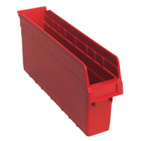 Bacs pour &eacute;tag&egrave;re Store-Max, 4-3/8" la x 8" H x 17-7/8" p, Rouge, Capacit&eacute; 56 lb TGS INDUSTRIEL