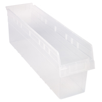 Bacs pour &eacute;tag&egrave;re Store-Max, 6-5/8" la x 8" H x 23-5/8" p, Transparent, Capacit&eacute; 68 lb TGS INDUSTRIEL