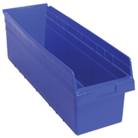 Bacs pour &eacute;tag&egrave;re Store-Max, 8-3/8" la x 8" H x 23-5/8" p, Bleu, Capacit&eacute; 68 lb TGS INDUSTRIEL