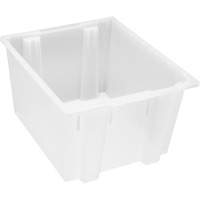 Contenant robuste Stack & Nest, 13" x 19,5" x 23,5", Transparent TGS INDUSTRIEL