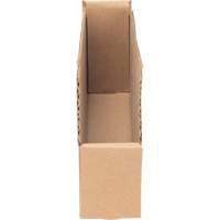 Boîtes profondes en carton ondul&eacute;, 1-15/16" la x 11-1/4" p x 4-1/2" h, Beige TGS INDUSTRIEL