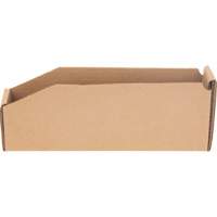 Boîtes profondes en carton ondul&eacute;, 1-15/16" la x 11-1/4" p x 4-1/2" h, Beige TGS INDUSTRIEL
